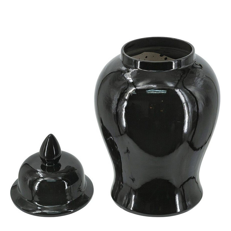 Ваза с крышкой однотонная Высота 48 см Chinoiserie Ceramics