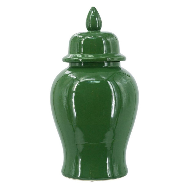 Ваза с крышкой однотонная Высота 48 см Chinoiserie Ceramics