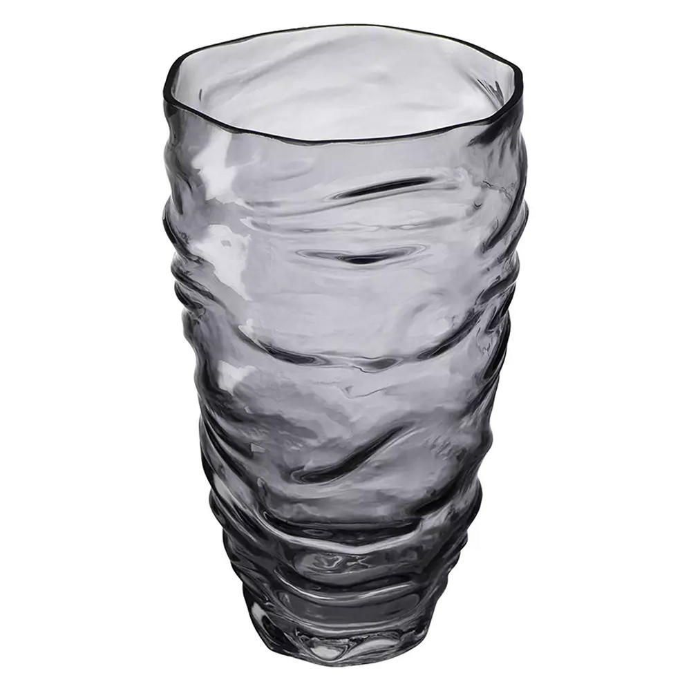 Ваза стеклянная фактурная Crumpled Vase 25,3 см