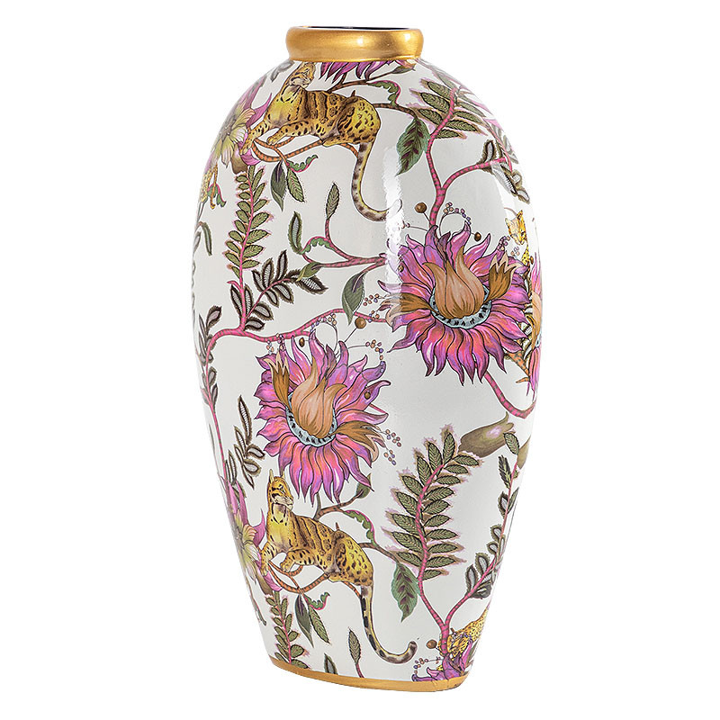 Ваза фарфоровая Leopard Collection