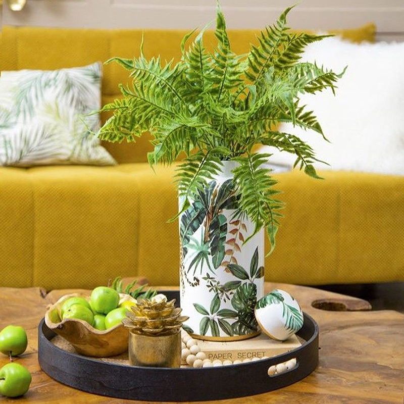 Ваза фарфоровая с ручной росписью Leopard Collection