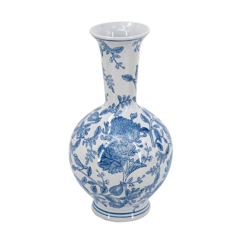 Ваза фарфоровая с синими цветочными мотивами Independence