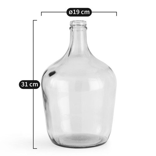 Ваза-бутыль из стекла TRANSPARENT FORMS 31