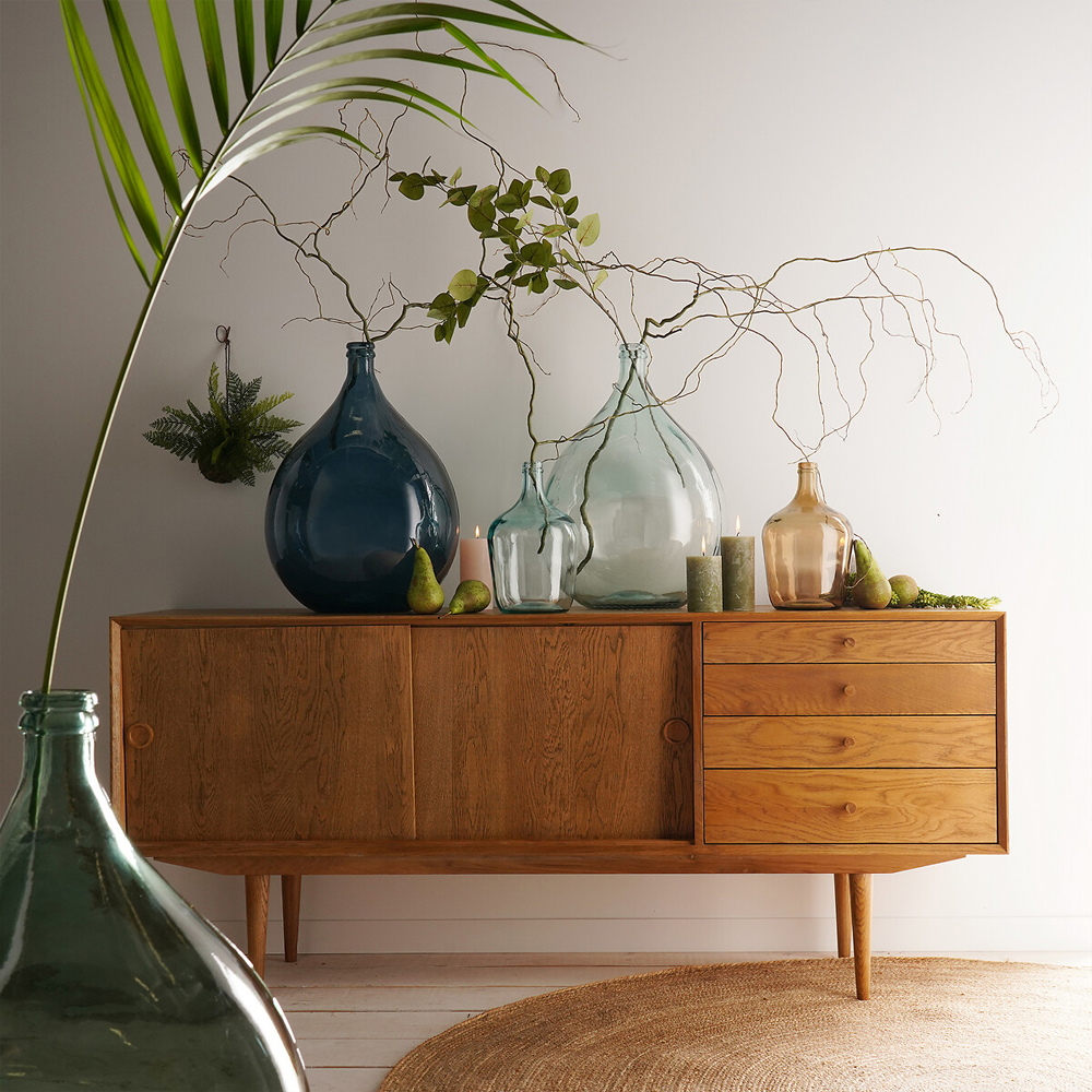 Ваза-бутыль из стекла TRANSPARENT FORMS 56