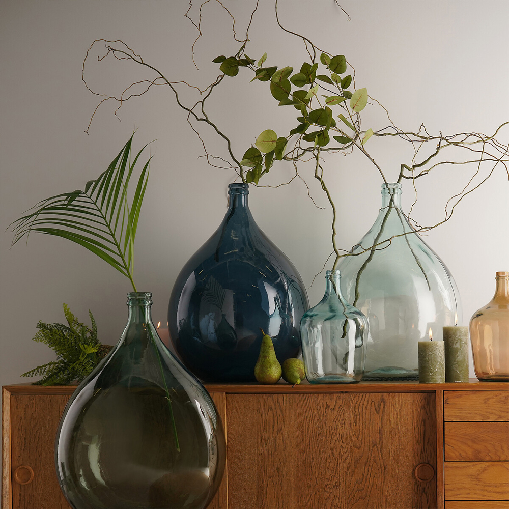 Ваза-бутыль из стекла TRANSPARENT FORMS 56