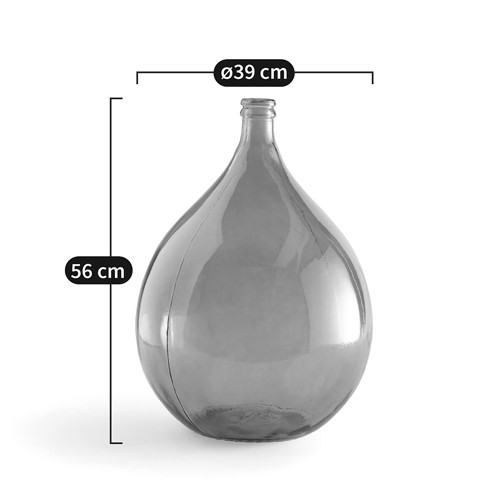 Ваза-бутыль из стекла TRANSPARENT FORMS 56