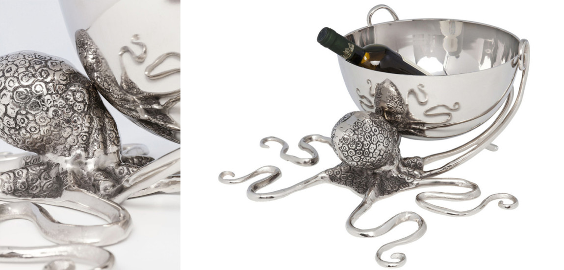 Ведёрко для вина Chrome Octopus