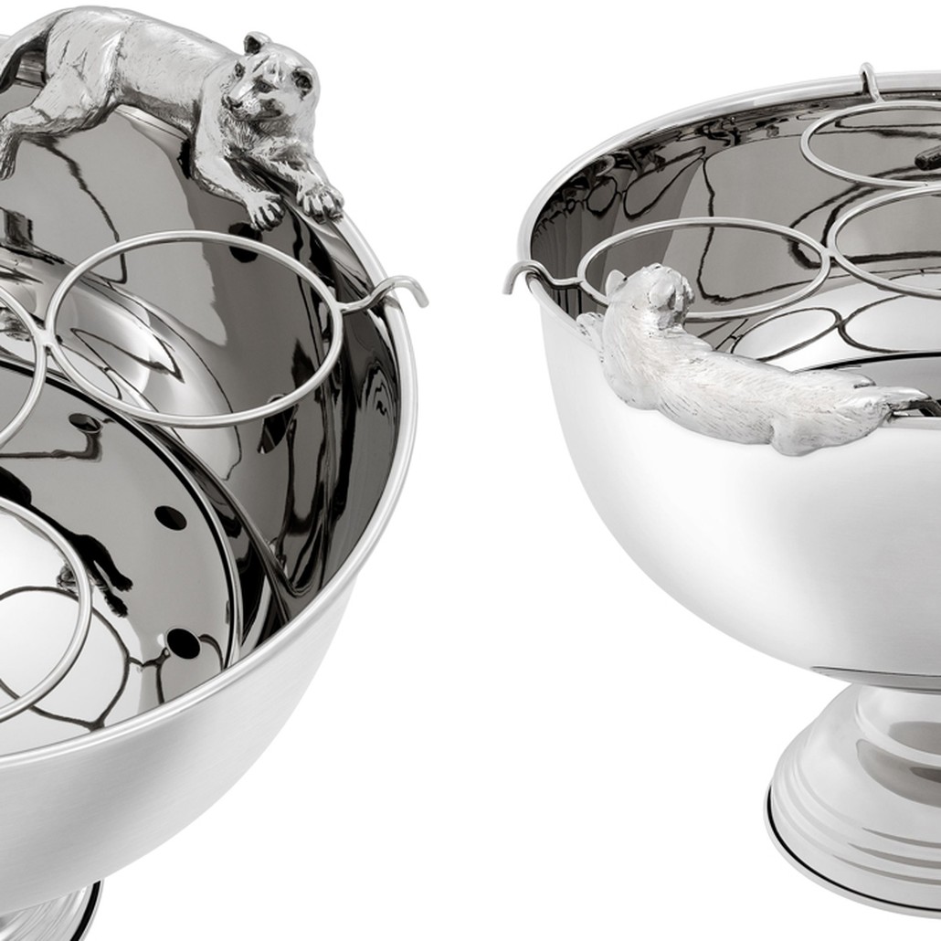 Ведерко для шампанского Eichholtz Champagne Cooler Jordan nickel