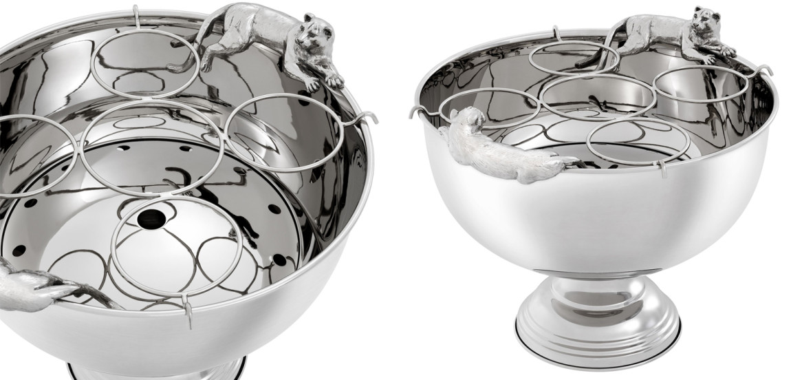 Ведерко для шампанского Eichholtz Champagne Cooler Jordan nickel