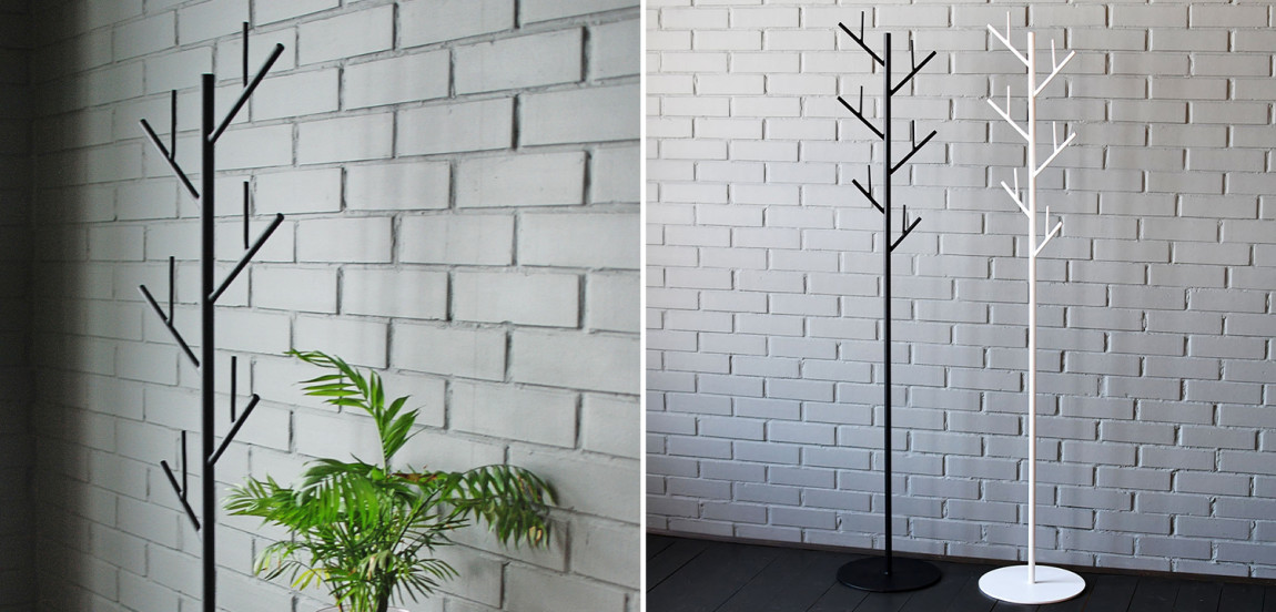 Вешалка Metal Branches Floor Hanger Black
