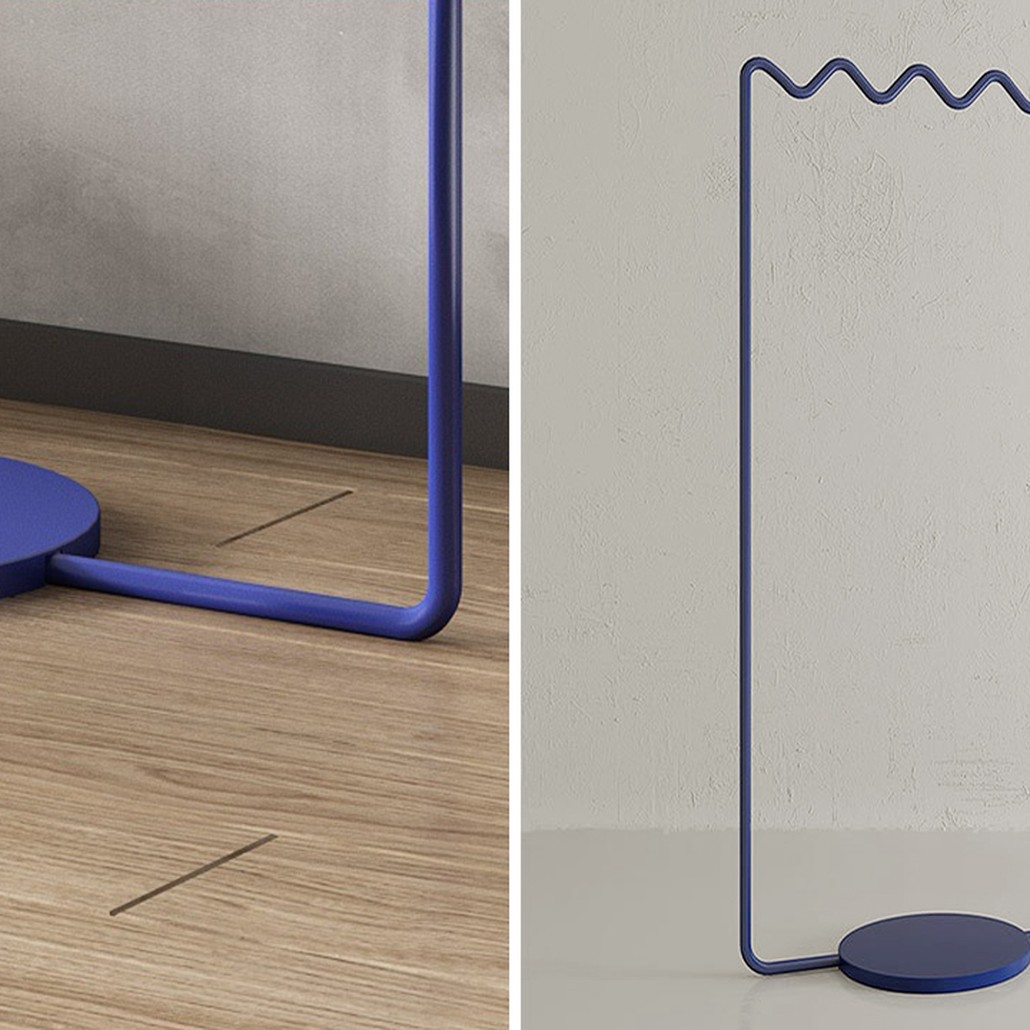Вешалка Wave-shaped Hanger Rack Blue L