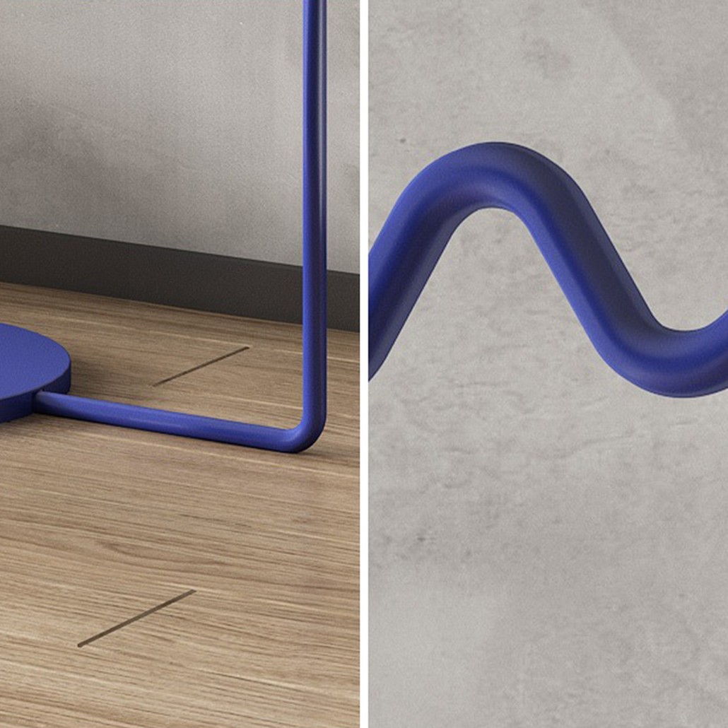 Вешалка Wave-shaped Hanger Rack Blue M