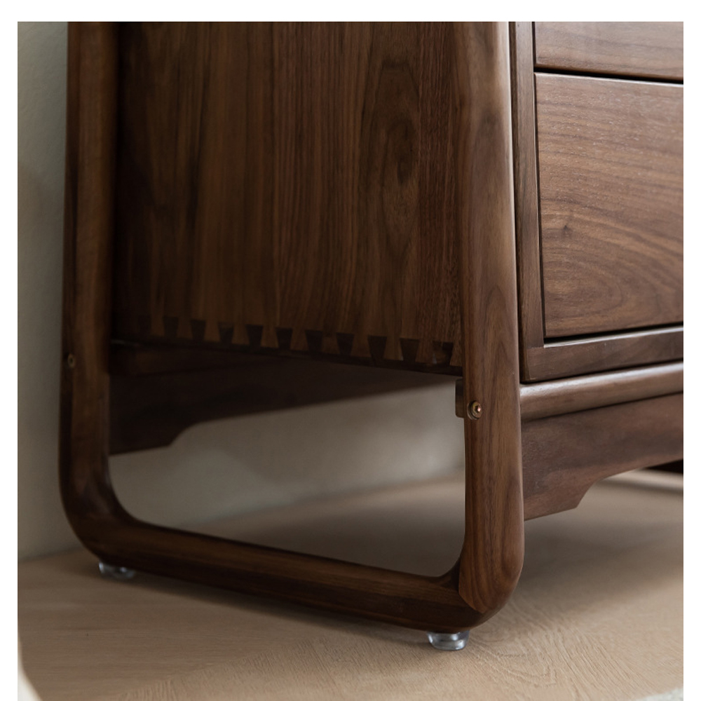 Вешалка деревянная с 2- мя ящиками Moon Walnut Furniture