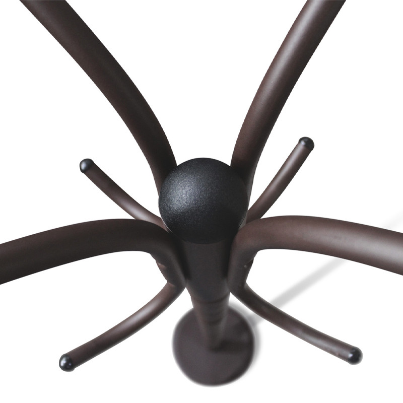 Вешалка напольная коричневая с 4-мя металлическими крючками Noble Branches