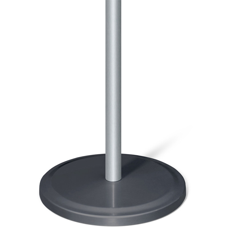 Вешалка серого цвета с 4-мя крючками из пластика Curves Hangers