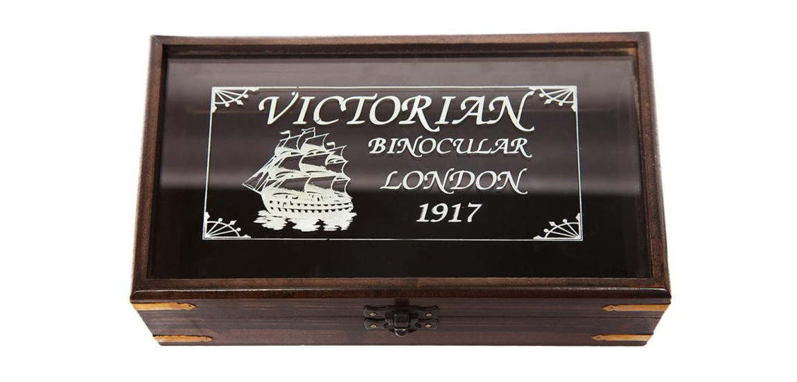 Винтажный бинокль в подарочной коробке Copper Binoculars