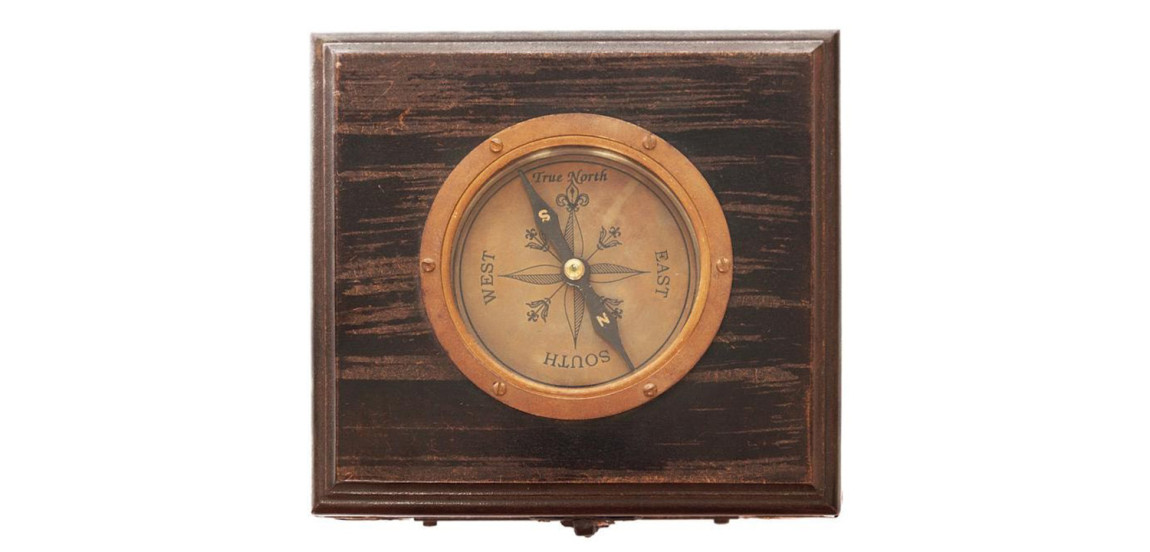 Винтажный бинокль в подарочной коробке Victorian Era Brass Binoculars