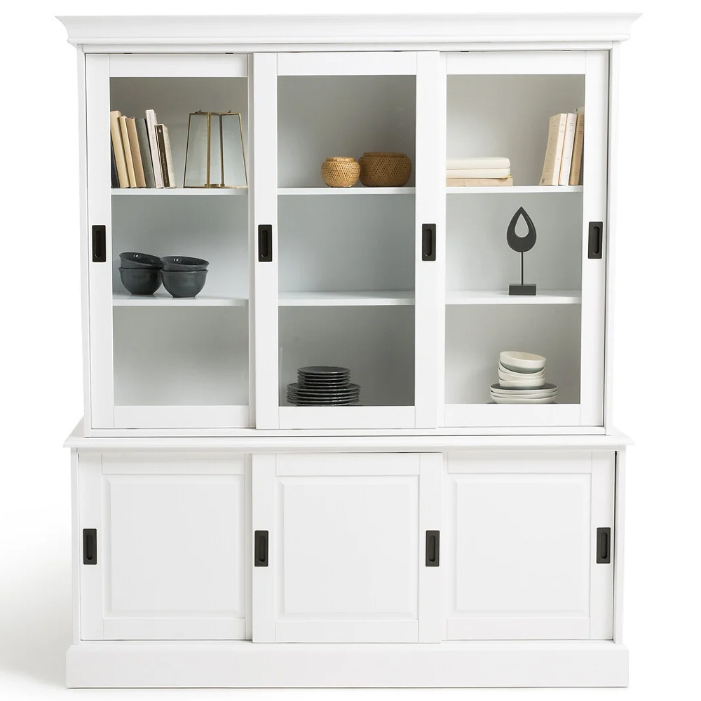 Витрина из массива сосны Cobbett White Wood Showcase