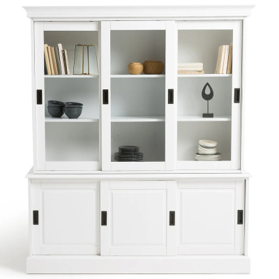 Витрина из массива сосны Cobbett White Wood Showcase