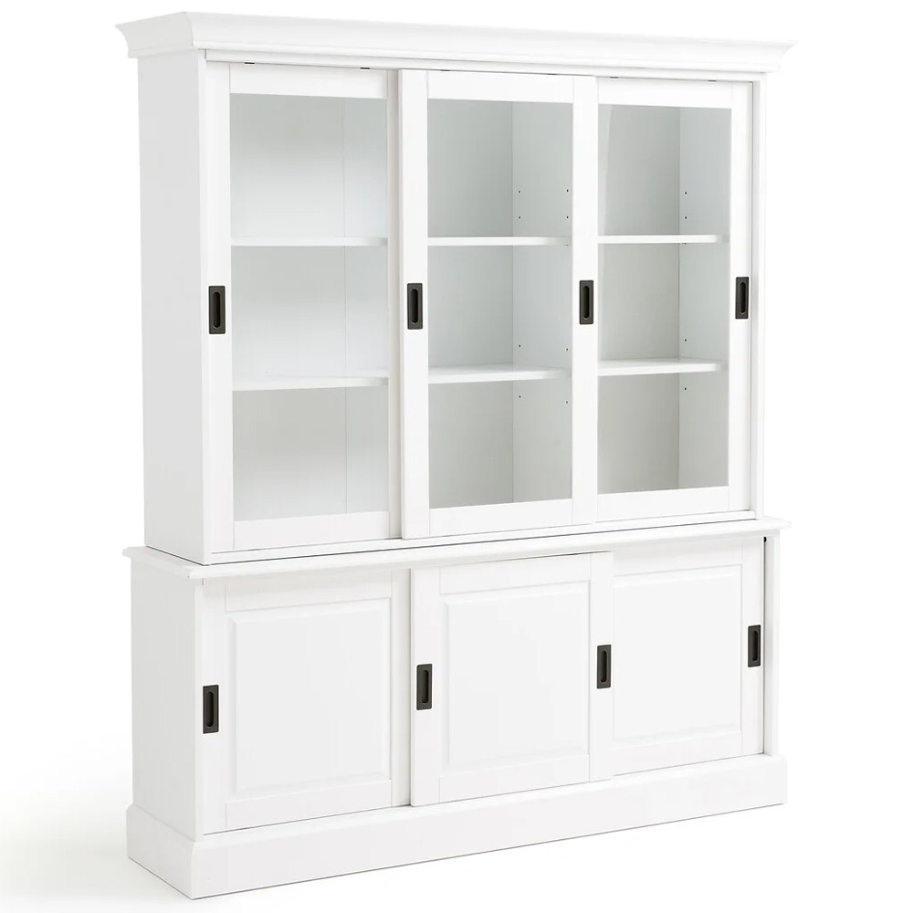 Витрина из массива сосны Cobbett White Wood Showcase