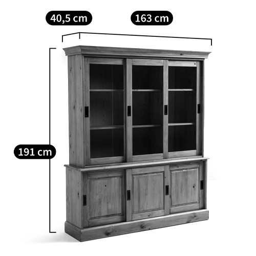 Витрина из массива сосны Cobbett Wood Showcase