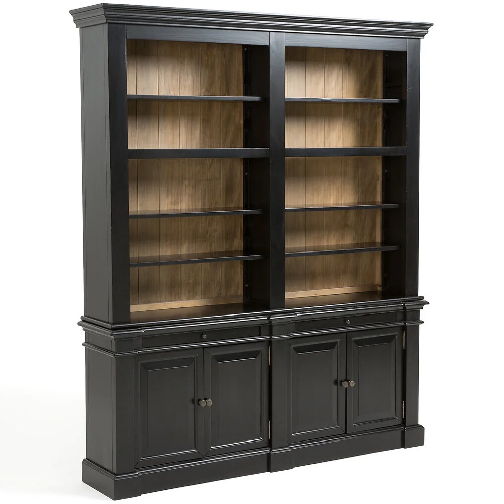 Витрина из массива сосны Sterling Showcase Black