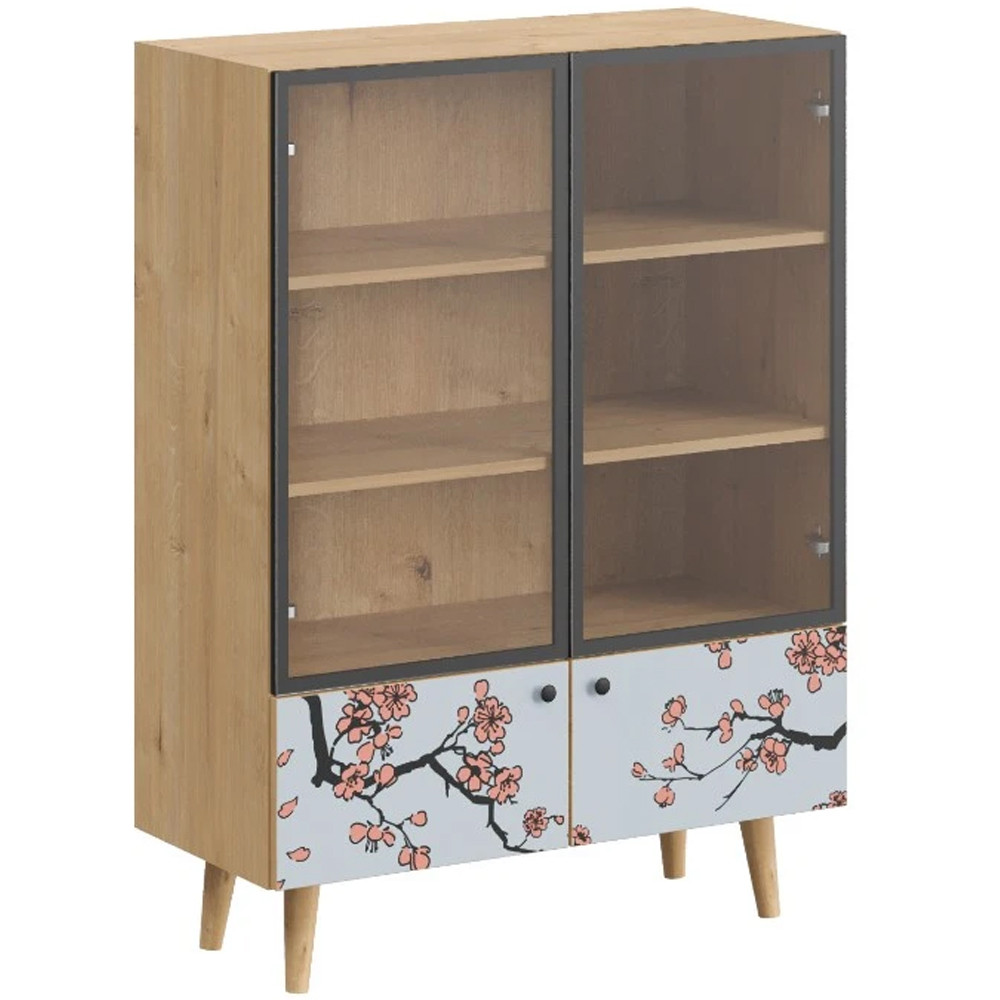 Витрина с изображением на дверцах Elise Cupboard