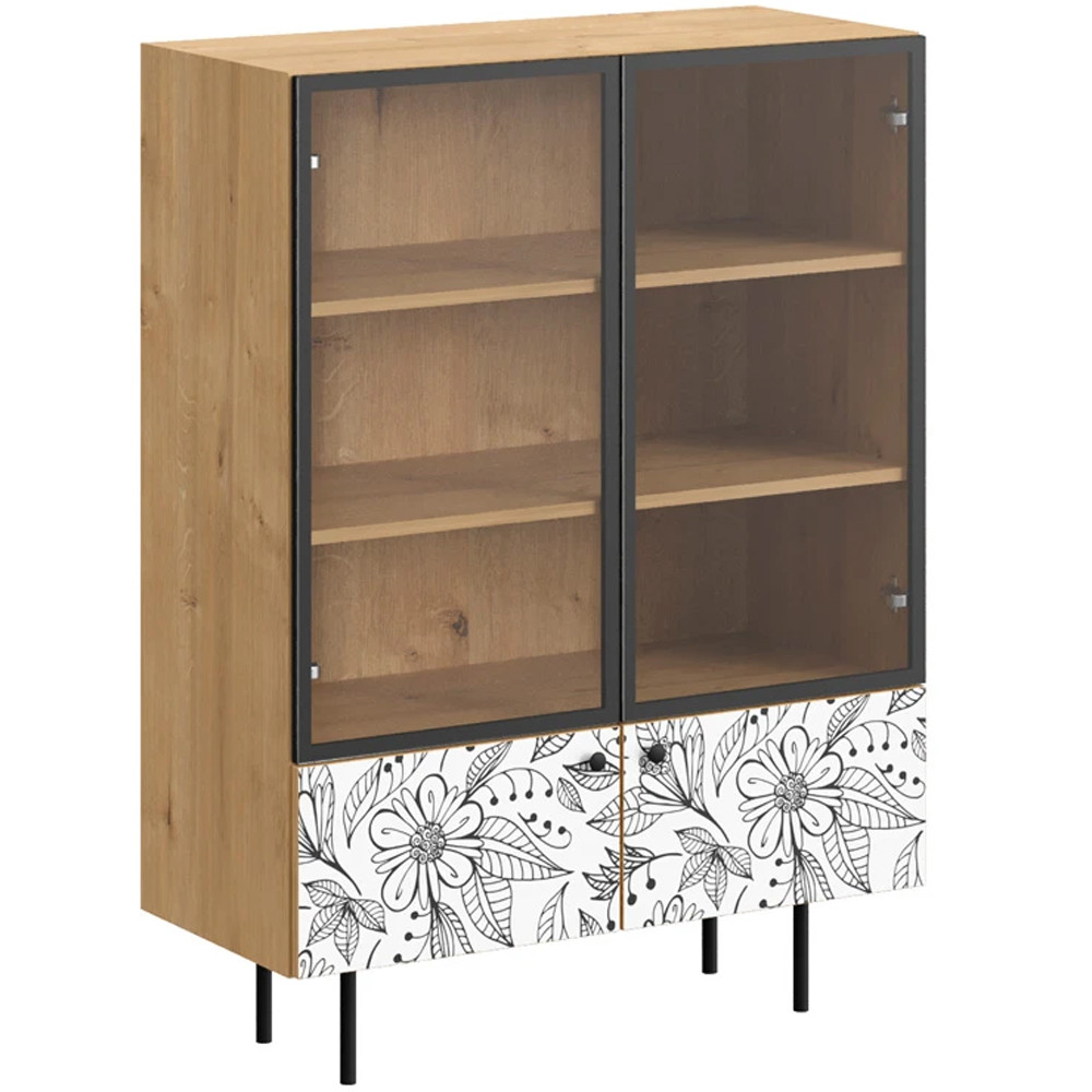 Витрина с изображением на дверцах Elise Cupboard