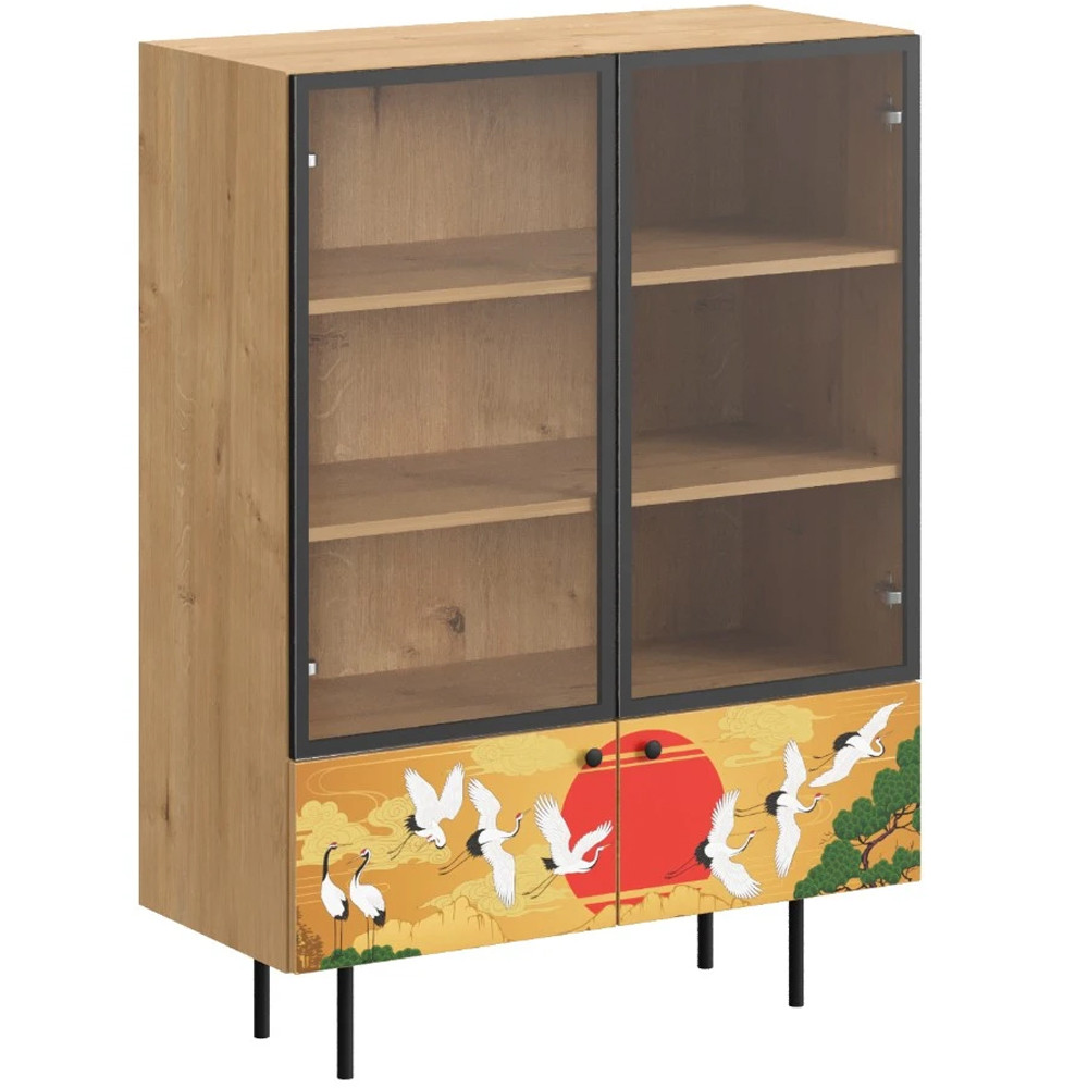 Витрина с изображением на дверцах Elise Cupboard