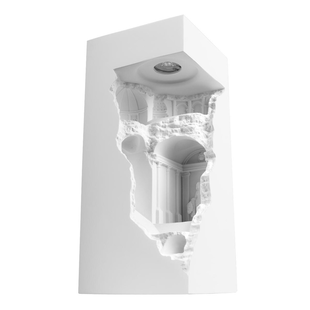 Встраиваемый в стену гипсовый светильник под покраску в античном стиле Antiquity Athena