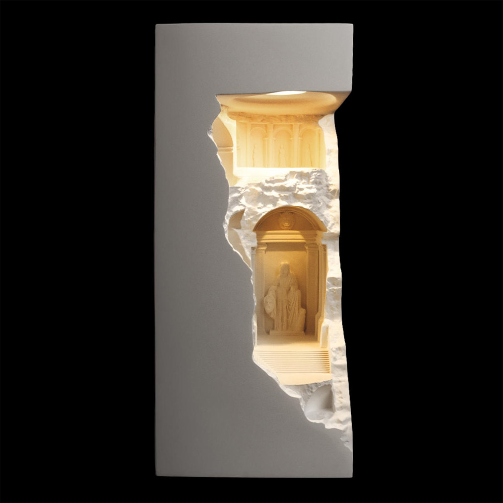 Встраиваемый в стену гипсовый светильник под покраску в античном стиле Antiquity Athena