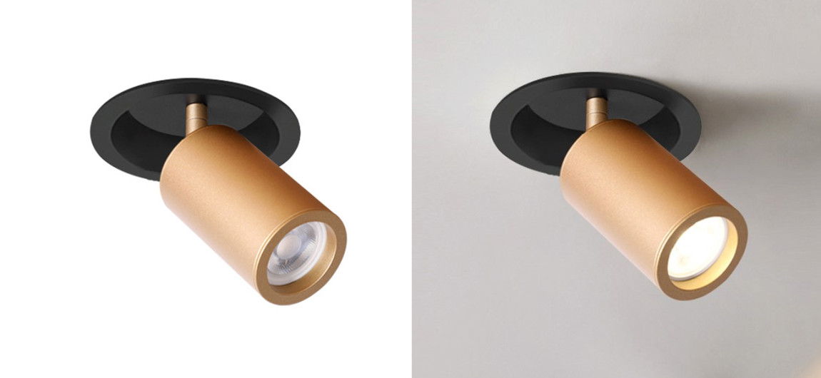 Встраиваемый поворотный спот Modern Spot Gold