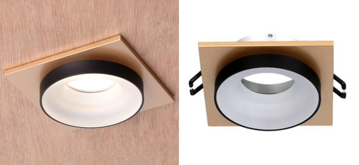 Встраиваемый спот Gold Formato