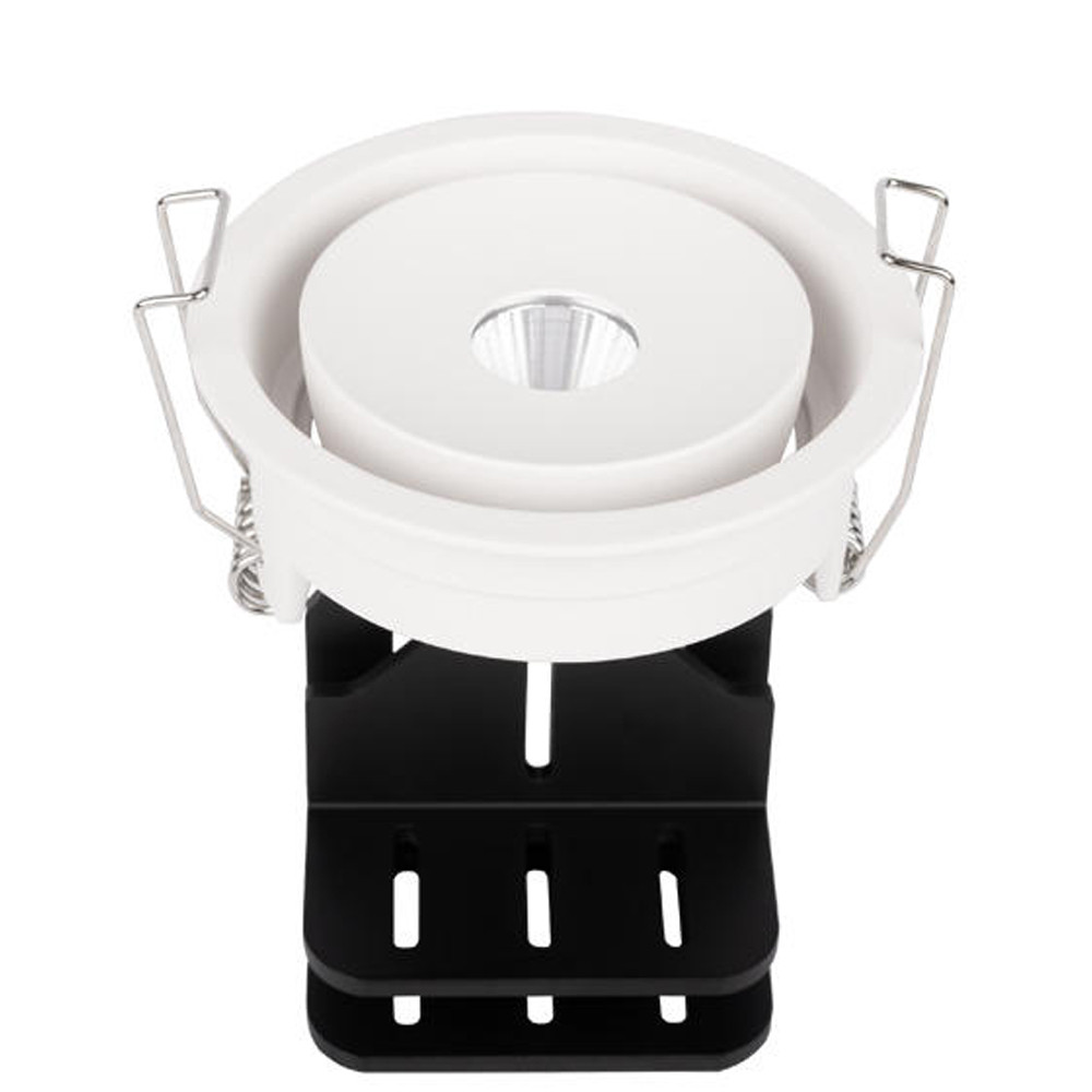 Встраиваемый спот светодиодный белого цвета круглой формы из металла Pure Circle