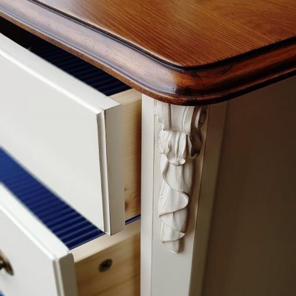 Высокий деревянный комод в стиле прованс Montmartre Provence Chest of Drawers