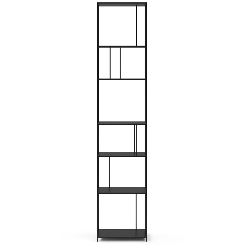 Высокий стеллаж из металла Menzie High Metal Rack Black