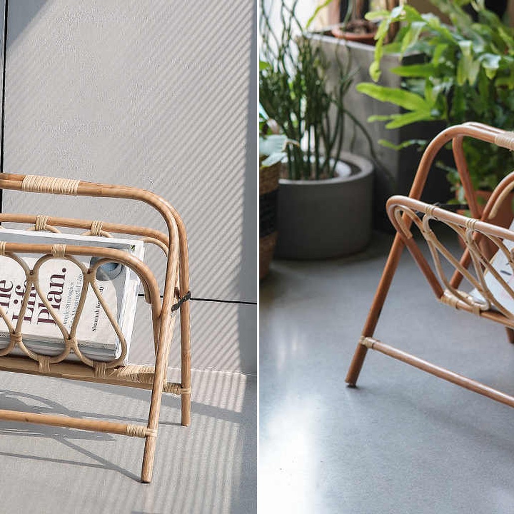 Газетница Wicker Magazine Rack