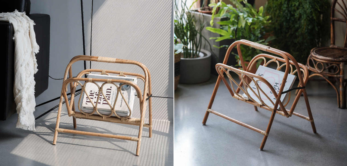 Газетница Wicker Magazine Rack
