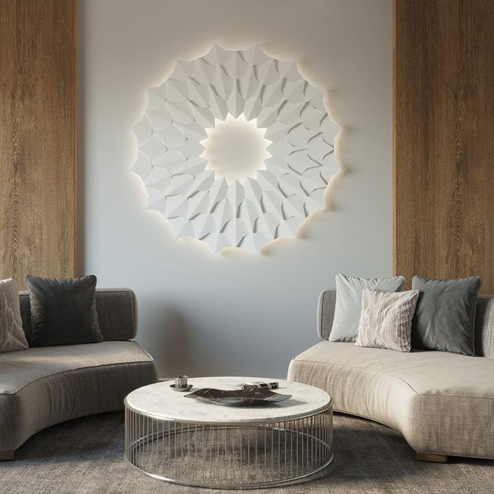 Гипсовая 3D Панель DRAGON SCALE - A  B  C  D