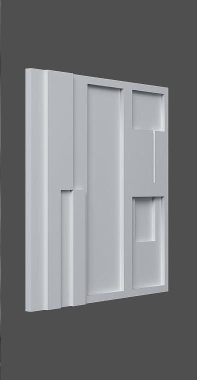 Гипсовая 3D Панель TETRIS