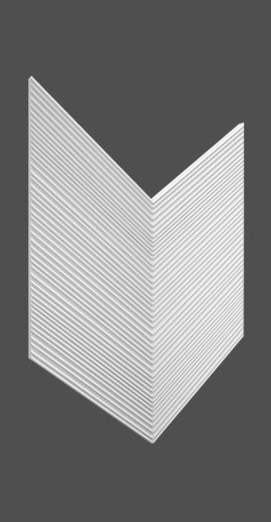 Гипсовая 3D панель с принтографией PE-08