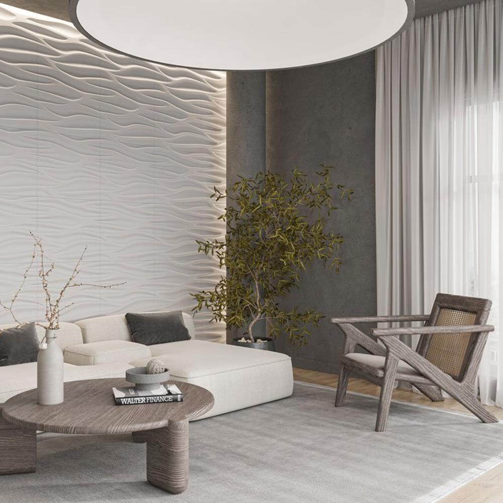 Гипсовая 3D панель с принтографией PM-01