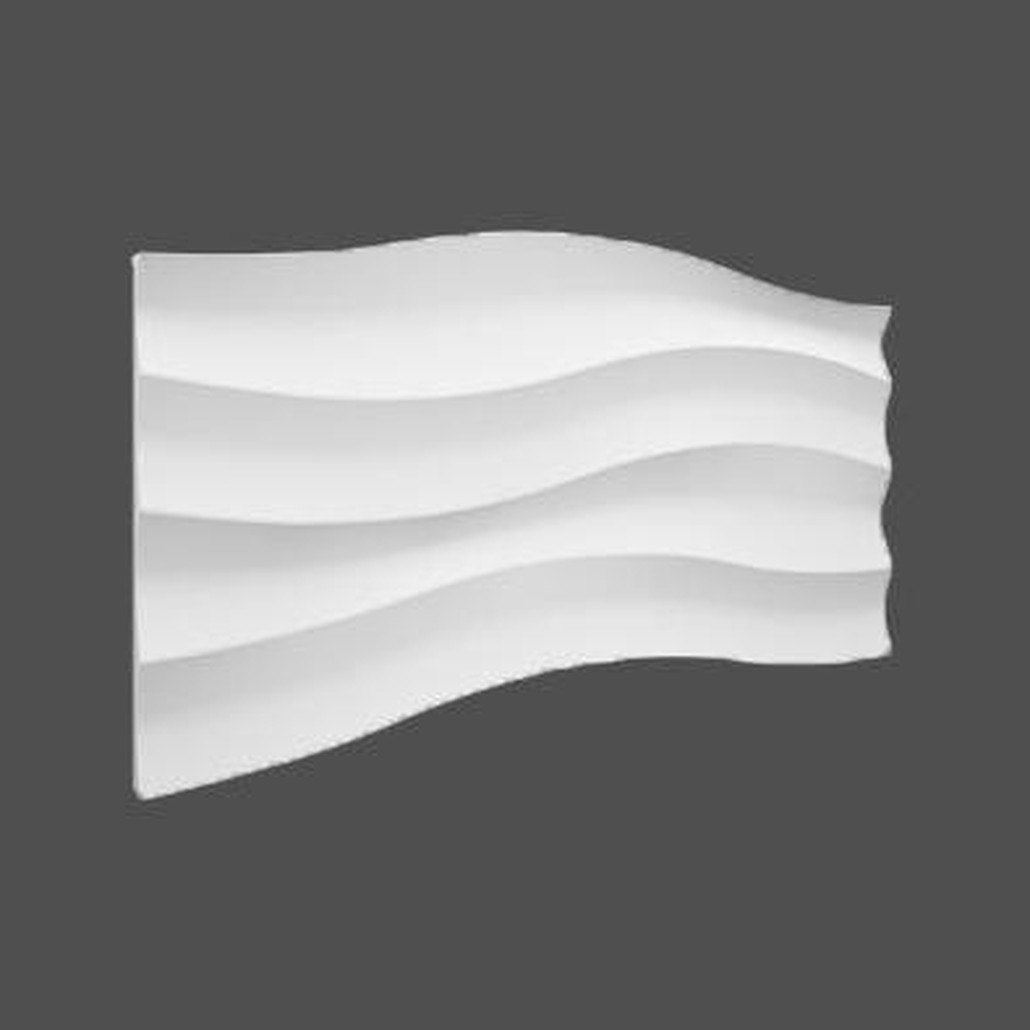 Гипсовая 3D панель с принтографией PM-02