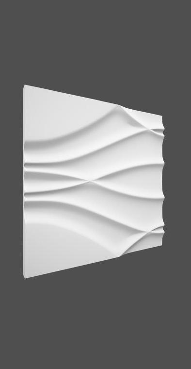 Гипсовая 3D панель с принтографией PM-04