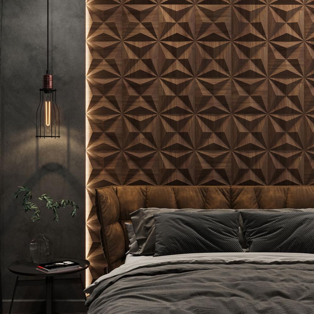 Гипсовая 3D панель с принтографией PM-101