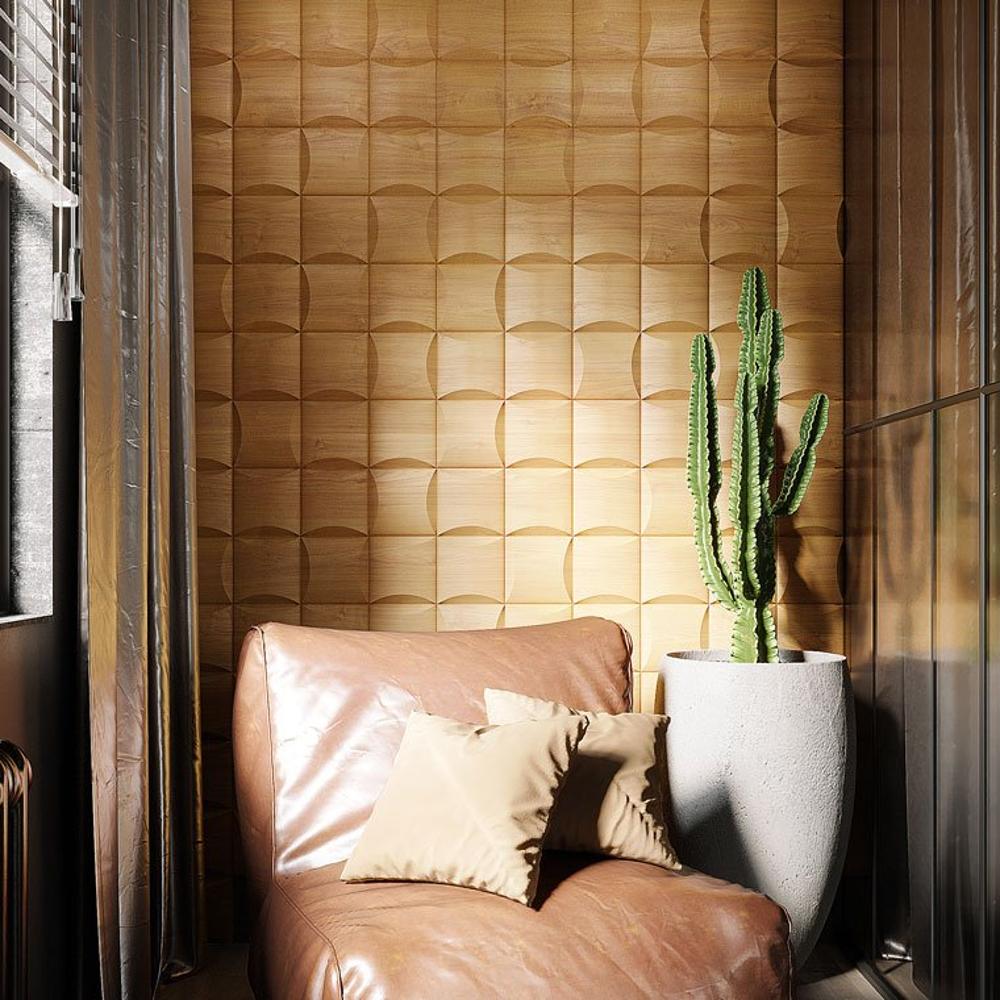 Гипсовая 3D панель с принтографией PM-103