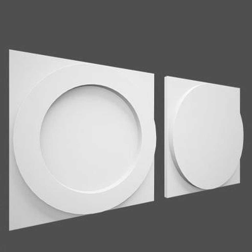 Гипсовая 3D панель с принтографией PM-105