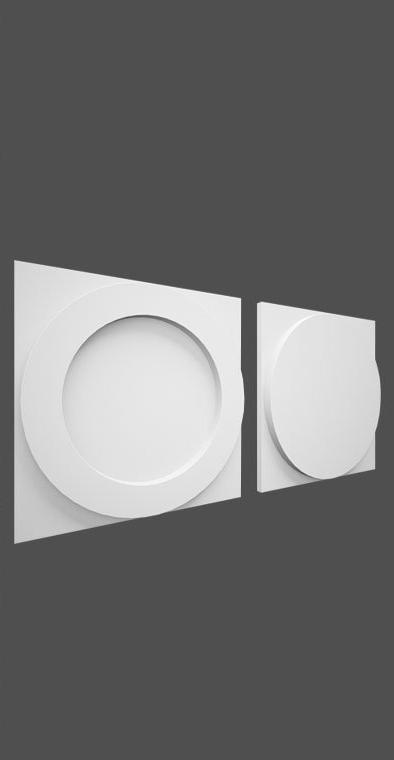 Гипсовая 3D панель с принтографией PM-105