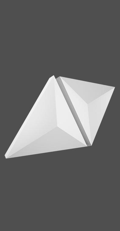 Гипсовая 3D панель с принтографией PM-107