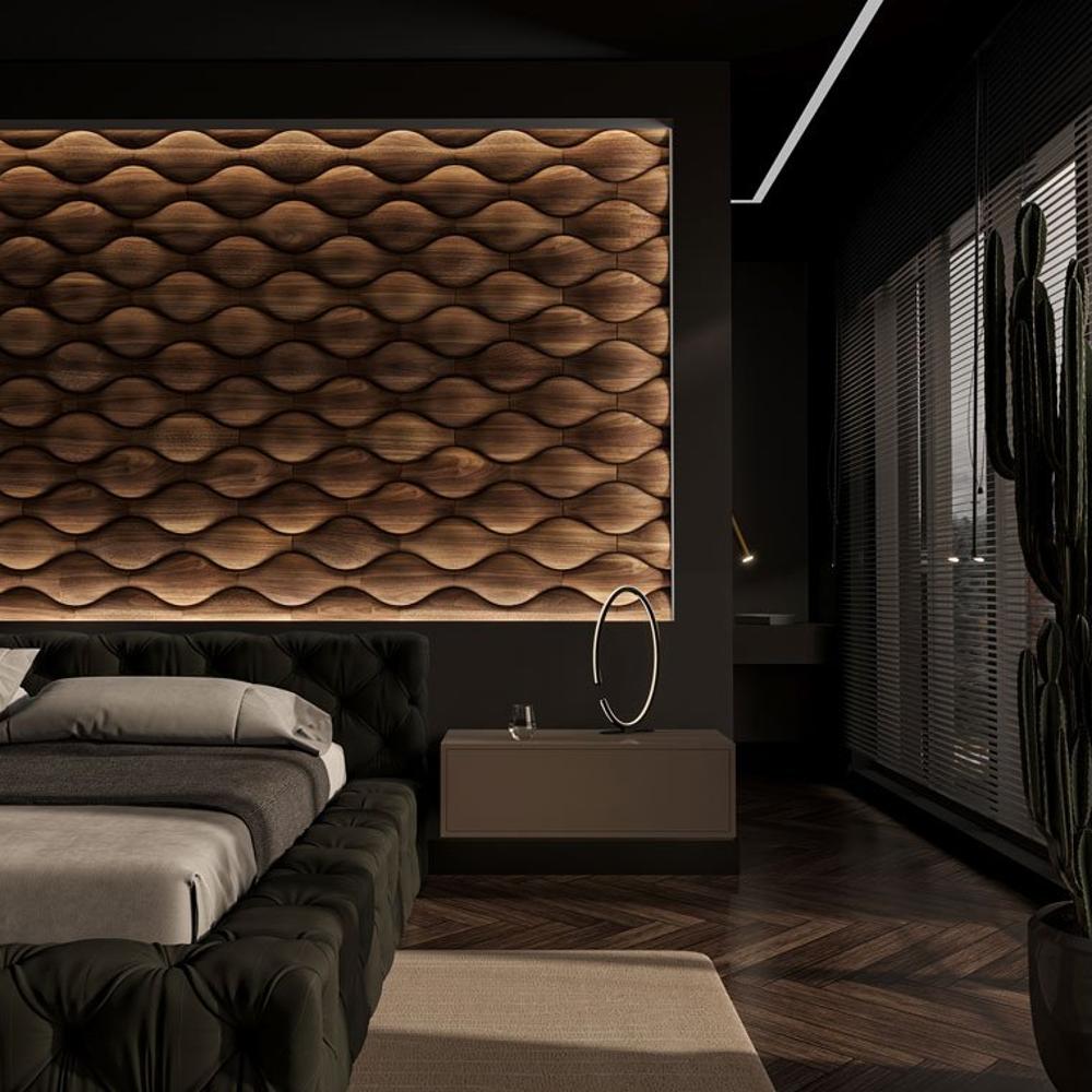 Гипсовая 3D панель с принтографией PM-108